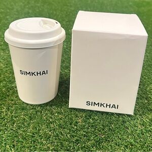 Jonathan Simkhai Beige Travel Mug